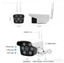 WiFi IP безжична камера FULL HD 2MPX за външен монтаж видеонаблюдение , снимка 1