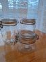 Стъклени съдове за съхранение-3бр., снимка 1 - Аксесоари за кухня - 45373513