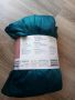 Долен чаршаф с ластик, подходящ и за покривало за легло, петролено зелено, мека плюшена материя, , снимка 7