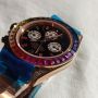 Мъжки луксозен часовник Rolex Daytona Rainbow Everose Gold 116595RBOW, снимка 17