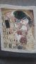 Ръчен гоблен "Целувката" по картина на Густав Климт, снимка 1 - Гоблени - 45687529