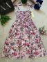 Нежна дамска флорална рокля , снимка 1 - Рокли - 45514124