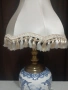 Комплект от две големи старинни порцеланови лампи - лампа, снимка 4