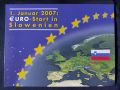 Комплектен сет - Словения в толари и Евро серия 2007 от 1 цент до 2 евро II, снимка 3