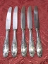 Стари антикварни посребрени ножове Silkema Solingen - 5бр., снимка 3