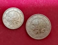 Два броя Немски монети от (1)и(2)Евро цента (2002г) със буквата (G) . , снимка 4