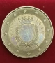 20Евро цента Малта 2008г.Със символ (F). , снимка 3