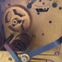 ретро механичен настолен часовник , снимка 10 - Антикварни и старинни предмети - 44948874