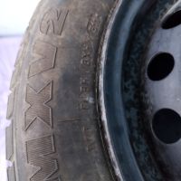Железна джанта 14" с гума Michelin 195/ 60/ R14, снимка 4 - Гуми и джанти - 45657716