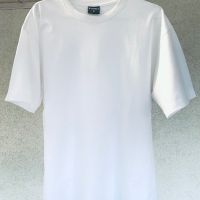 Качествена бяла тениска TACOMA унисекс, снимка 1 - Тениски - 45262793