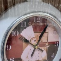 Часовник Тиган Готвач Декорация за Кухня, снимка 3 - Стенни часовници - 45314172