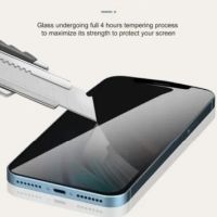 Затъмнен Privacy стъклен протектор , снимка 3 - Apple iPhone - 45454575
