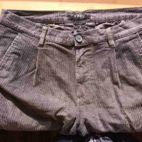 Сиви мъжки кадифени панталони | SMOG, снимка 1 - Панталони - 44943107