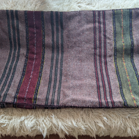 Домашно тъкана вълнена черга от средата на миналия век, снимка 1 - Други - 45012652