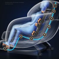 Многофункционален, професионален масажен стол с екран отчитащ всички показатели. Номинално напрежени, снимка 7 - Масажори - 45778454