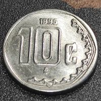 Монети Мексико - 2 бр. 1994-1995, снимка 1 - Нумизматика и бонистика - 44937205