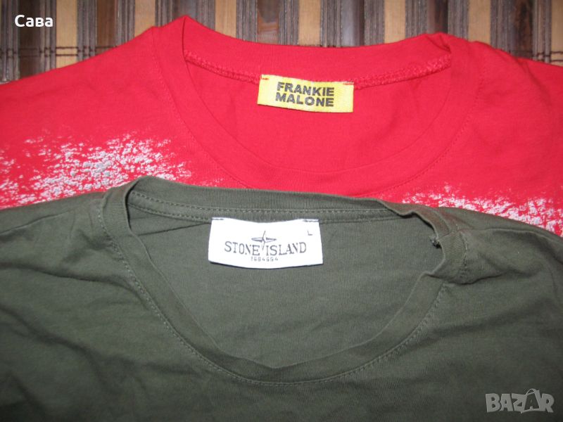 Тениски FRANKIE MALONE,STONE ISLAND  мъжки,С-М, снимка 1