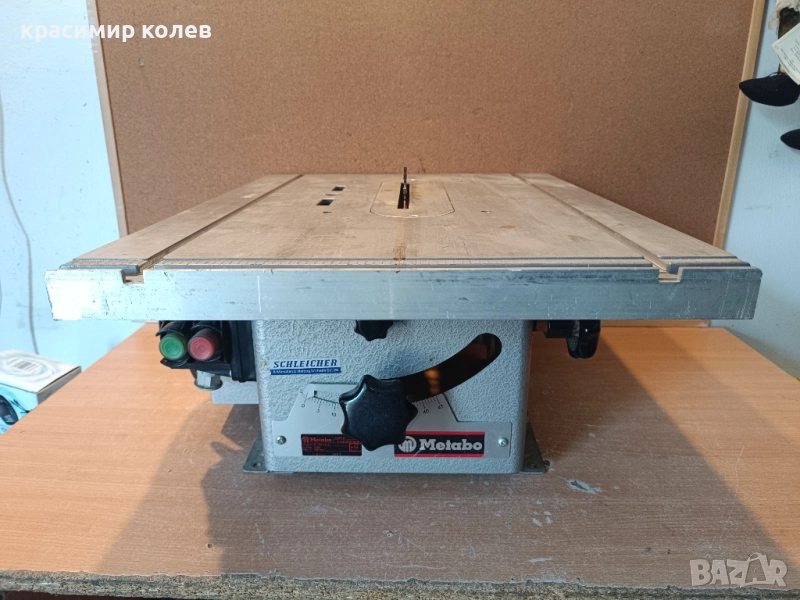 немски настолен циркуляр "METABO", снимка 1