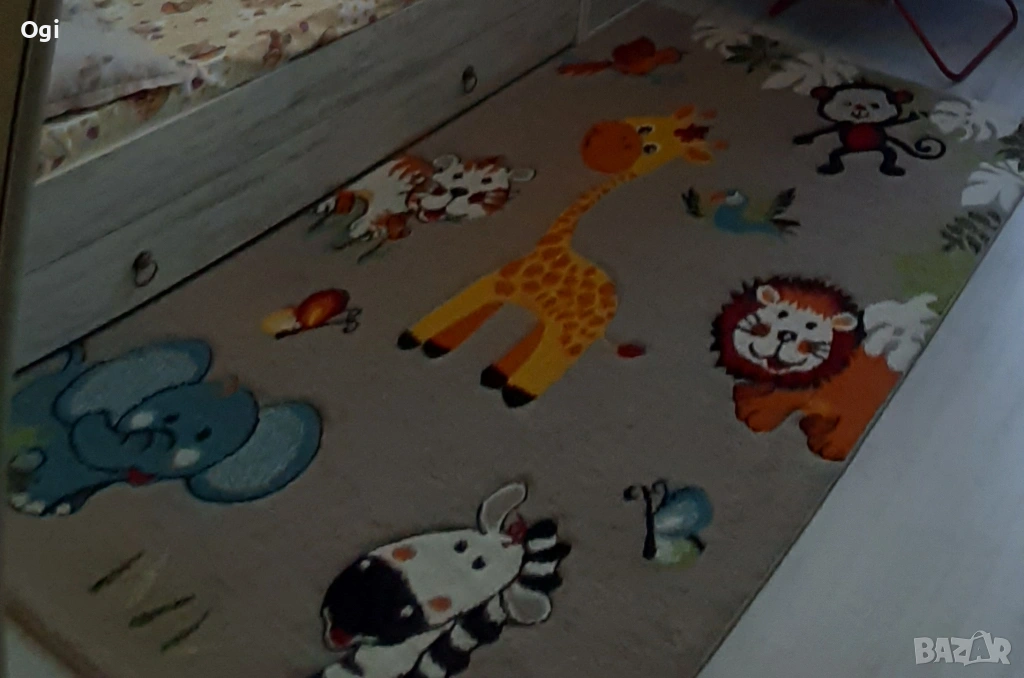 детски килим с животни , снимка 1