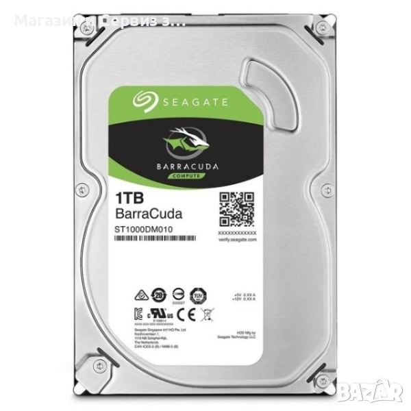 Хард диск SEAGATE BarraCuda, 1TB, снимка 1