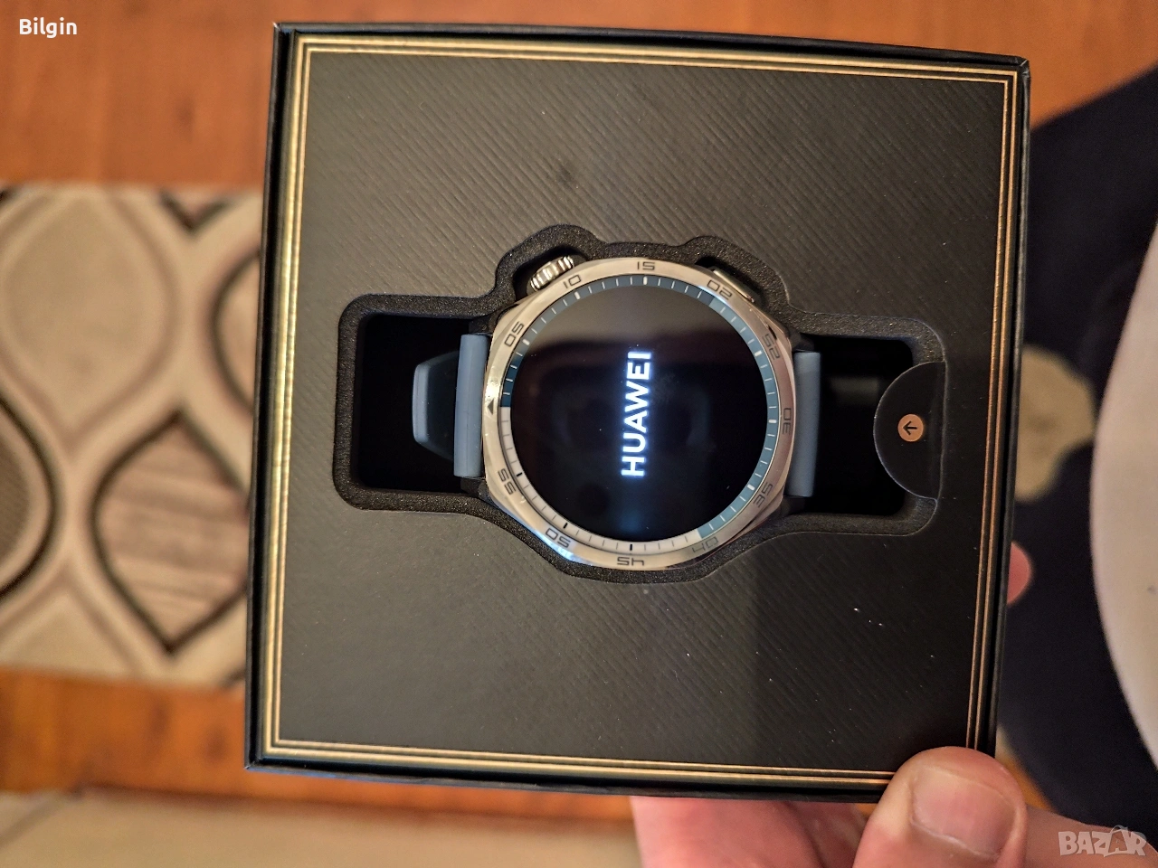 Смарт часовник HUAWEI WATCH GT 5 BLUE VLI-B19W Blue Woven Strap 46 MM, GPS, ПУЛСОМЕР, SPO2, снимка 1