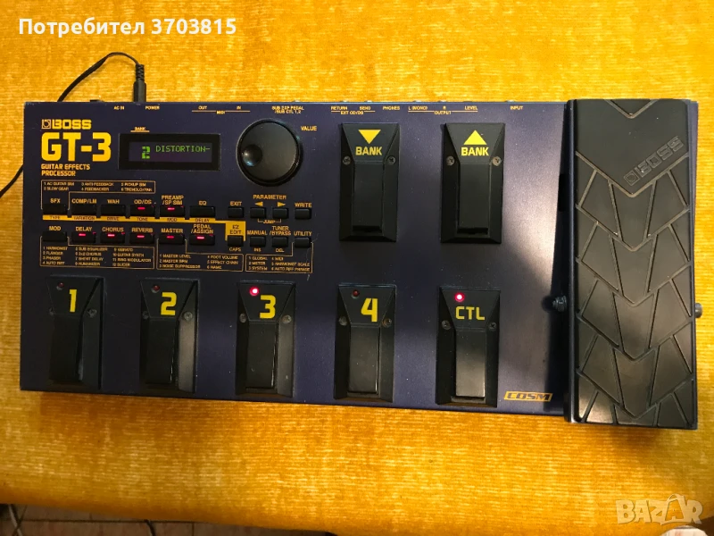Процесор BOSS GT-3, снимка 1
