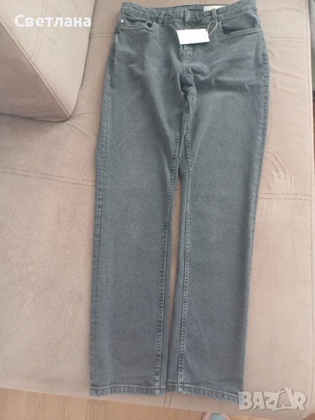 Нови сиви дамски дънки, снимка 1