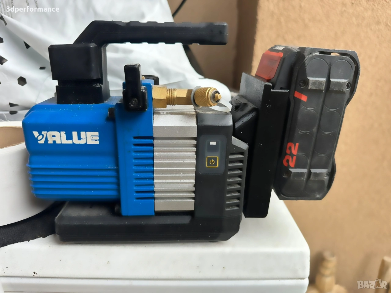 Адаптер, преходник, батерия Hilti Nuron 22, инструменти Value, вакуум помпи, снимка 1