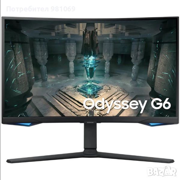 32" Нов гейминг монитор Samsung Odyssey G6 32BG650 (QHD 240Hz), снимка 1