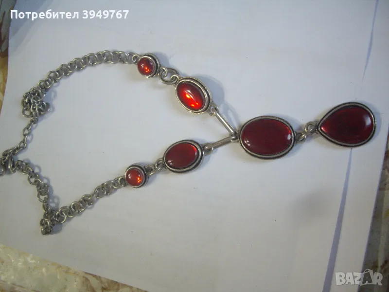 Интересно и много красиво старо колие., снимка 1