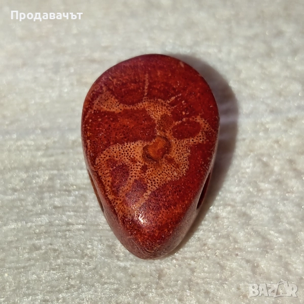 Медальон червен корал от Филипините, снимка 1