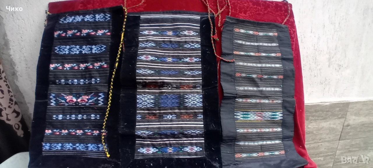 3бр стари български престилки, снимка 1