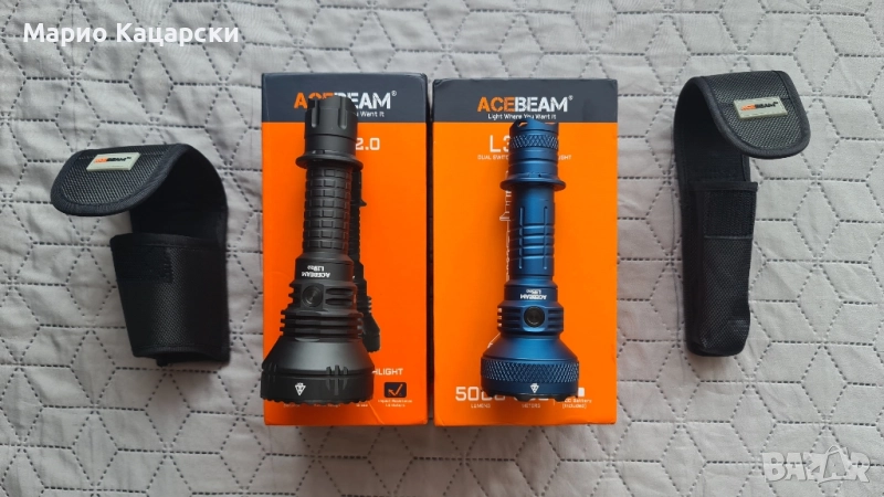 фенери Acebeam L19 V2.0 и L35 V2.0 , снимка 1