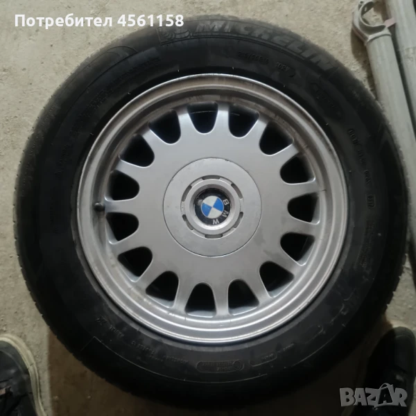 Гуми с джанти за БМВ 16 5х120, снимка 1