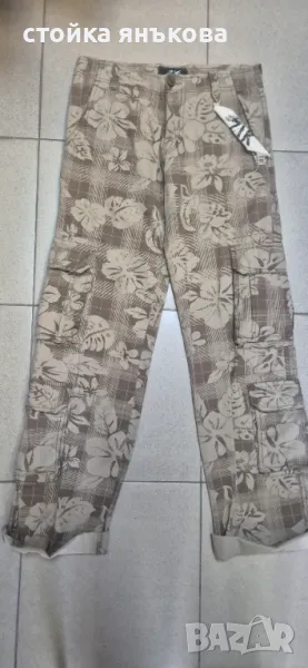 Продавам мъжки панталон външни джобове, бежов , снимка 1