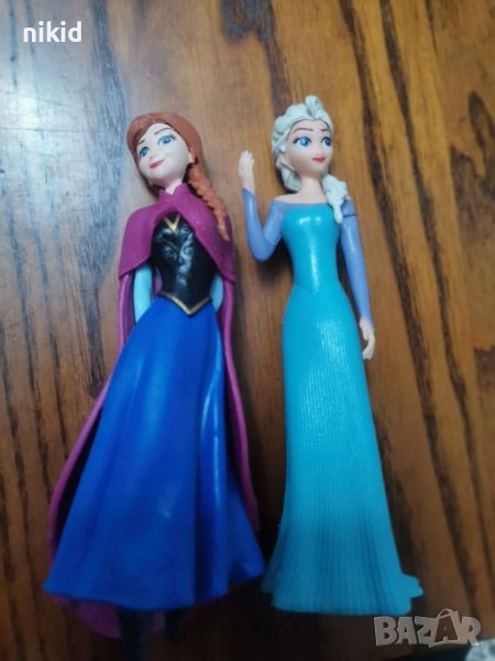 сет Елза и Анна от Замръзналото Кралство frozen пластмасови фигурки украса декор за торта фигурка, снимка 1