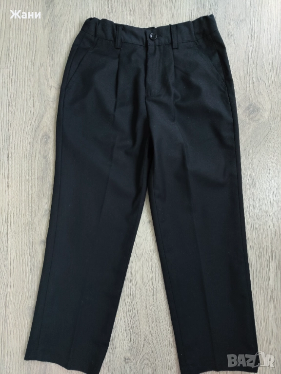Детски официален черен панталон 116 размер, снимка 1