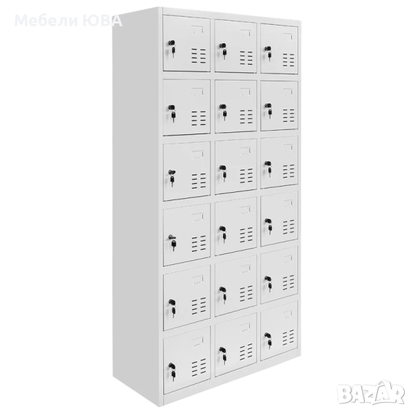 МЕТАЛЕН ШКАФ CR-1261 СИВ , снимка 1