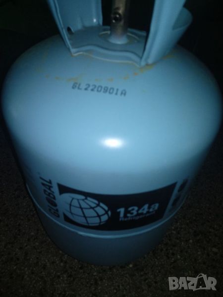 Празна газова бутилка от газ фреон R134, снимка 1