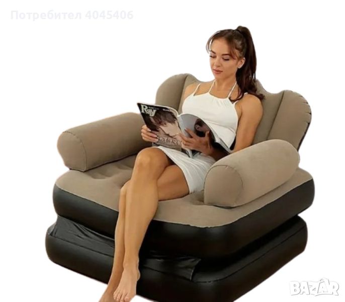 Надуваем фотьойл 5 в 1 SuperSofa, снимка 1