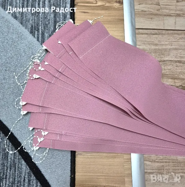 Лентови щори с релсите за два прозореца! Състояние използвано като ново! , снимка 1