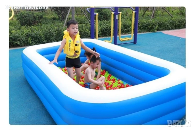 Устойчив надуваем басейн, различни размери, снимка 1