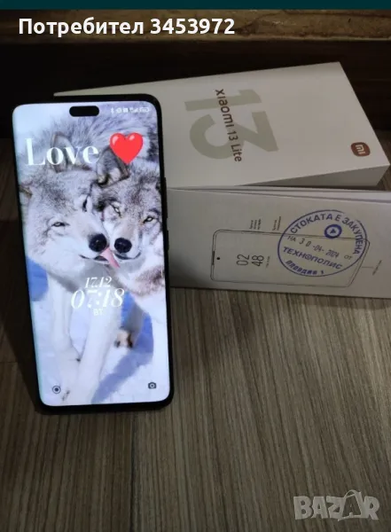 Xiaomi 13 lite , снимка 1