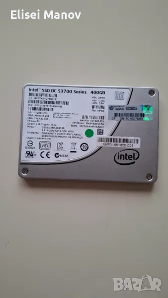 Продавам ssd intel 400GB., снимка 1