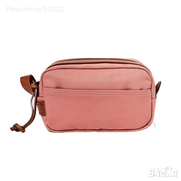 Малка чанта с кожа Filson - Travel Kit, в цвят Cedar red, снимка 1