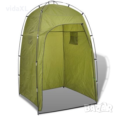 vidaXL Палатка за душ/WC/преобличане, зелена(SKU:91020, снимка 1