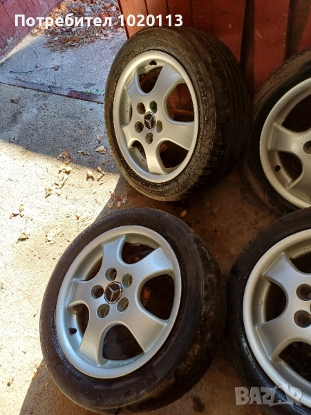 Джанти с гуми за Мерцедес 195 55 15, снимка 1