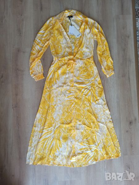 Дълга лятна рокля ALIX, жълта,  нова, снимка 1