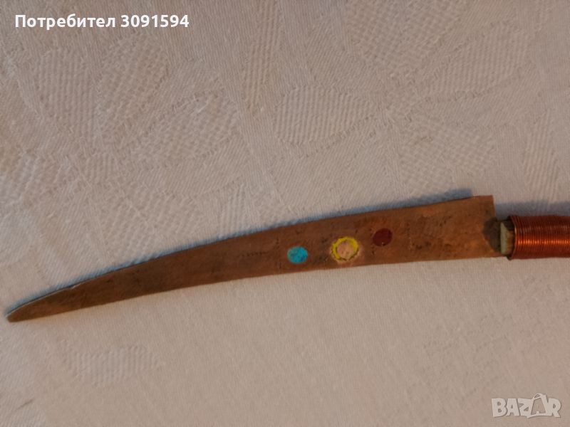  Стар колекционерски нож,кама,кинжал, снимка 1