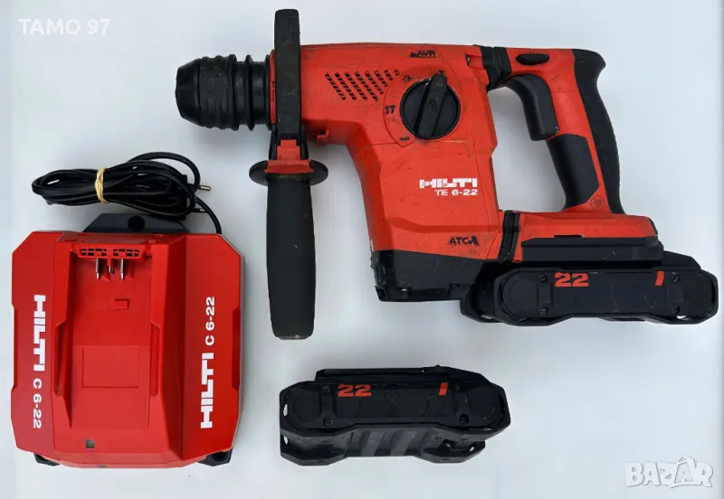 Hilti TE 6-22 AVR/ATC Nuron - Безчетков акумулаторен перфоратор, снимка 1